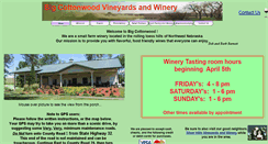 Desktop Screenshot of bigcottonwoodwinery.com